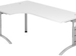 HAMMERBACHER Schreibtisch VFS82/W/S weiß