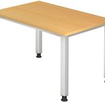 HAMMERBACHER höhenverstellbarer Schreibtisch VQS12/6/S buche