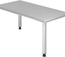 HAMMERBACHER höhenverstellbarer Schreibtisch VQS16/5/S lichtgrau