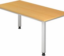 HAMMERBACHER höhenverstellbarer Schreibtisch VQS16/6/S buche