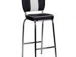 WOHNLING American Diner Barhocker WL1.719 schwarz