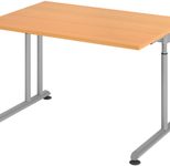 HAMMERBACHER höhenverstellbarer Schreibtisch VZS12/6/S buche