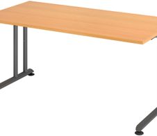 HAMMERBACHER höhenverstellbarer Schreibtisch VZS16/6/G buche