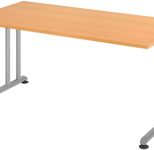 HAMMERBACHER höhenverstellbarer Schreibtisch VZS16/6/S buche