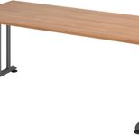 HAMMERBACHER höhenverstellbarer Schreibtisch VZS19/N/G nussbaum