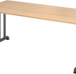 HAMMERBACHER höhenverstellbarer Schreibtisch VZS19/E/G eiche