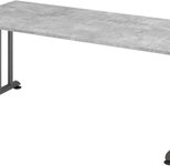 HAMMERBACHER höhenverstellbarer Schreibtisch VZS19/M/G beton