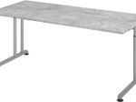HAMMERBACHER höhenverstellbarer Schreibtisch VZS19/M/S beton