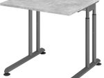 HAMMERBACHER höhenverstellbarer Schreibtisch VZS08/M/G beton
