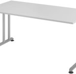 HAMMERBACHER höhenverstellbarer Schreibtisch VZS16/5/S lichtgrau