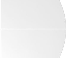 HAMMERBACHER Anbautisch VLA160/W/G weiß