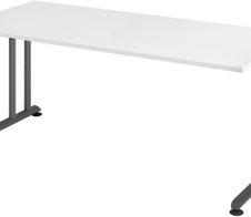 HAMMERBACHER höhenverstellbarer Schreibtisch VZS19/W/G weiß