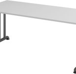 HAMMERBACHER höhenverstellbarer Schreibtisch VZS19/5/G lichtgrau