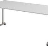 HAMMERBACHER höhenverstellbarer Schreibtisch VZS19/5/S lichtgrau