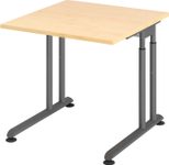 HAMMERBACHER höhenverstellbarer Schreibtisch VZS08/3/G ahorn