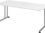 HAMMERBACHER höhenverstellbarer Schreibtisch VZS19/W/S weiß