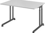 HAMMERBACHER höhenverstellbarer Schreibtisch VZS12/5/G lichtgrau