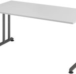 HAMMERBACHER höhenverstellbarer Schreibtisch VZS16/5/G lichtgrau