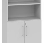 HAMMERBACHER Regalschrank 968T3, V968T3/5/5/BS lichtgrau