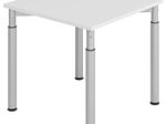 HAMMERBACHER höhenverstellbarer Schreibtisch VYS08/5/S lichtgrau
