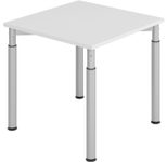 HAMMERBACHER höhenverstellbarer Schreibtisch VYS08/5/S lichtgrau