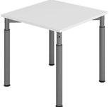 HAMMERBACHER höhenverstellbarer Schreibtisch VYS08/5/G lichtgrau