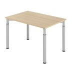 HAMMERBACHER höhenverstellbarer Schreibtisch VYS12/E/S eiche