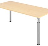 HAMMERBACHER höhenverstellbarer Schreibtisch VYS19/3/S ahorn