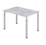 HAMMERBACHER höhenverstellbarer Schreibtisch VYS12/M/S beton