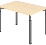 HAMMERBACHER höhenverstellbarer Schreibtisch VYS12/3/G ahorn