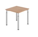 HAMMERBACHER höhenverstellbarer Schreibtisch VYS08/N/S nussbaum