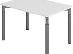 HAMMERBACHER höhenverstellbarer Schreibtisch VYS12/5/G lichtgrau