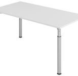 HAMMERBACHER höhenverstellbarer Schreibtisch VYS16/5/S lichtgrau
