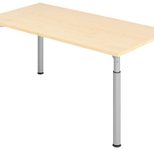 HAMMERBACHER höhenverstellbarer Schreibtisch VYS16/3/S ahorn