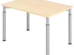 HAMMERBACHER höhenverstellbarer Schreibtisch VYS12/3/S ahorn