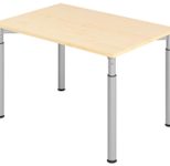 HAMMERBACHER höhenverstellbarer Schreibtisch VYS12/3/S ahorn