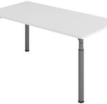 HAMMERBACHER höhenverstellbarer Schreibtisch VYS16/5/G lichtgrau