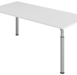 HAMMERBACHER höhenverstellbarer Schreibtisch VYS19/5/S lichtgrau