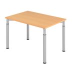 HAMMERBACHER höhenverstellbarer Schreibtisch VYS12/6/S buche