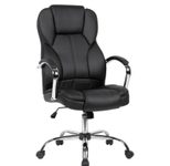 AMSTYLE Chefsessel Kunstleder SPM1.411 Schwarz
