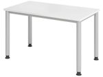 HAMMERBACHER Schreibtisch VHS612/W/S weiß