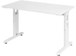 HAMMERBACHER Schreibtisch VOS612/W/W weiß