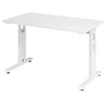 HAMMERBACHER Schreibtisch VOS612/W/W weiß
