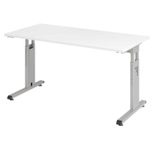 HAMMERBACHER Schreibtisch VOS614/W/S weiß