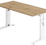 HAMMERBACHER Schreibtisch VOS614/R/W Asteiche