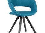 WOHNLING Esszimmerstuhl Stoff  WL6.113 petrol