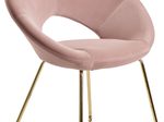 WOHNLING Esszimmerstuhl Samt WL6.189 rosa