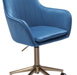 WOHNLING Drehstuhl SPM1.432 Samt blau