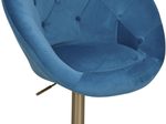 WOHNLING Loungesessel WL6.301 Samt blau