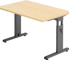 HAMMERBACHER höhenverstellbarer Schreibtisch VOS12/3/G ahorn